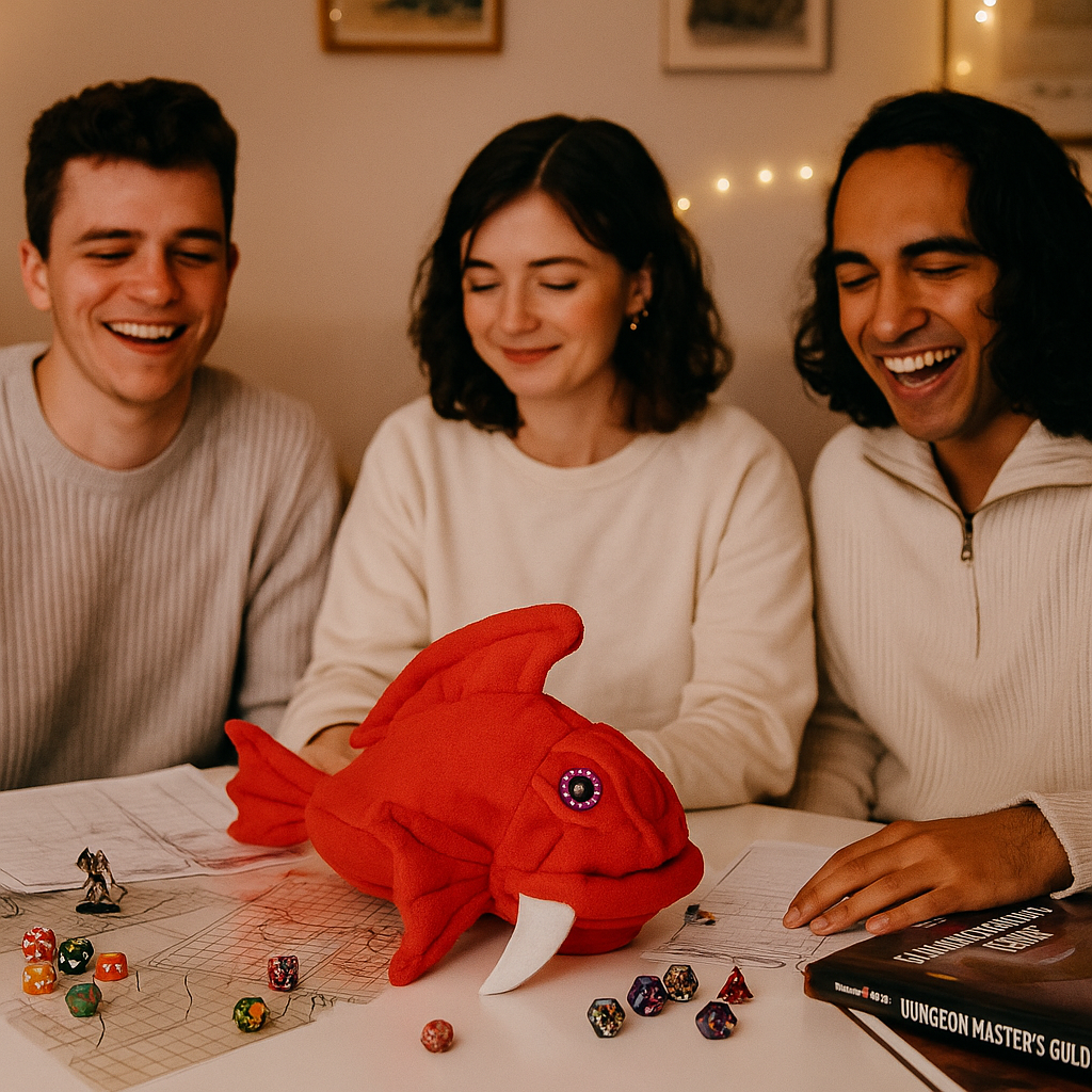 Dice bag fish, Best dnd gifts, DnD gift ideas