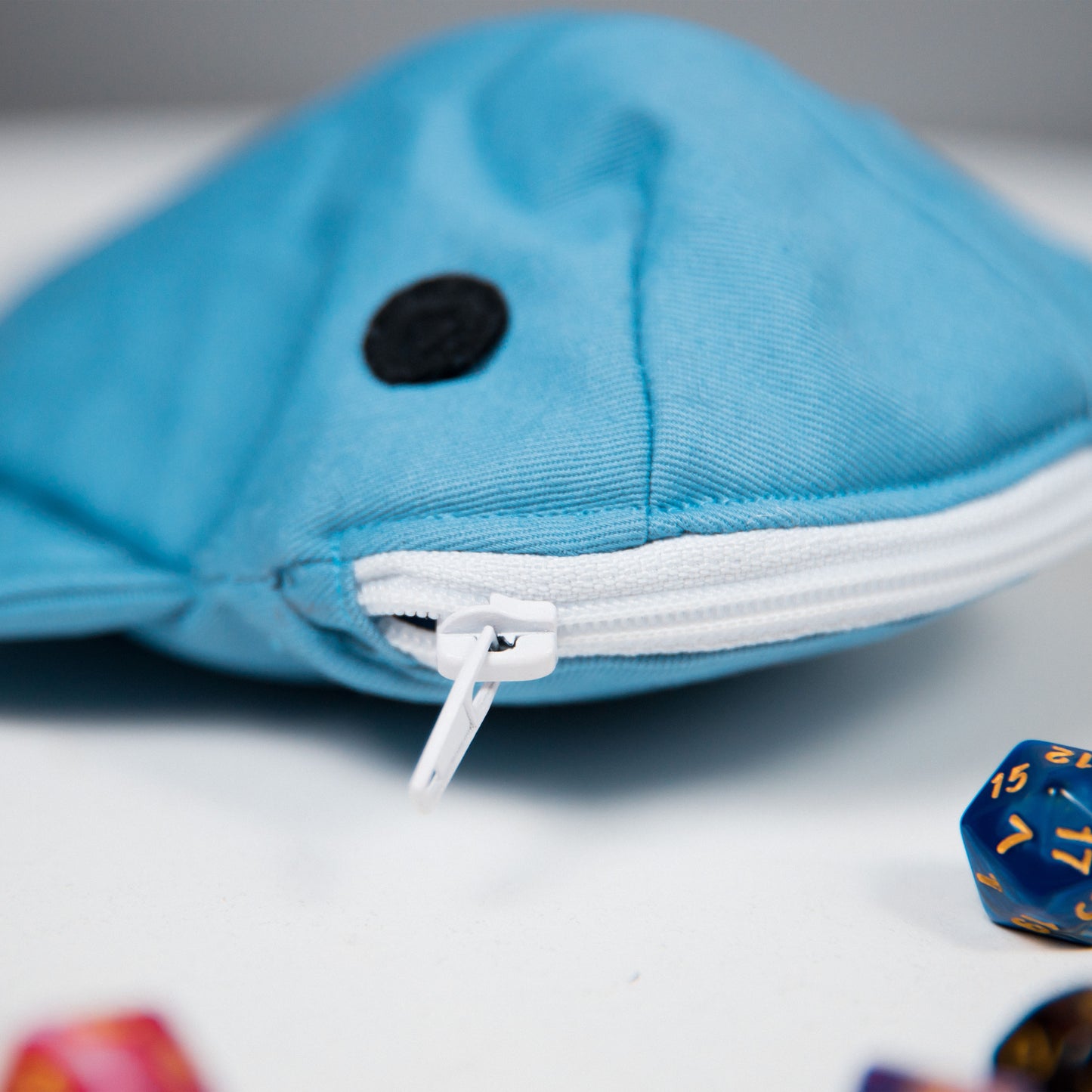 D and D Dice Holder, Blue whale dice bag, Nerdy gifts