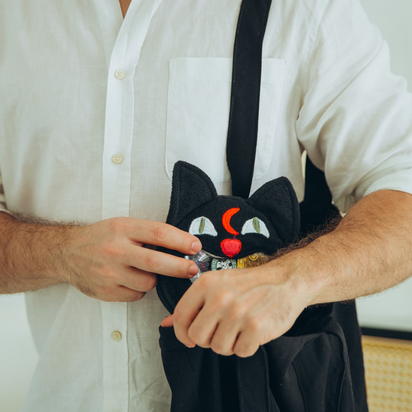 Black cat dice bag | DnD presents | Game Fancy