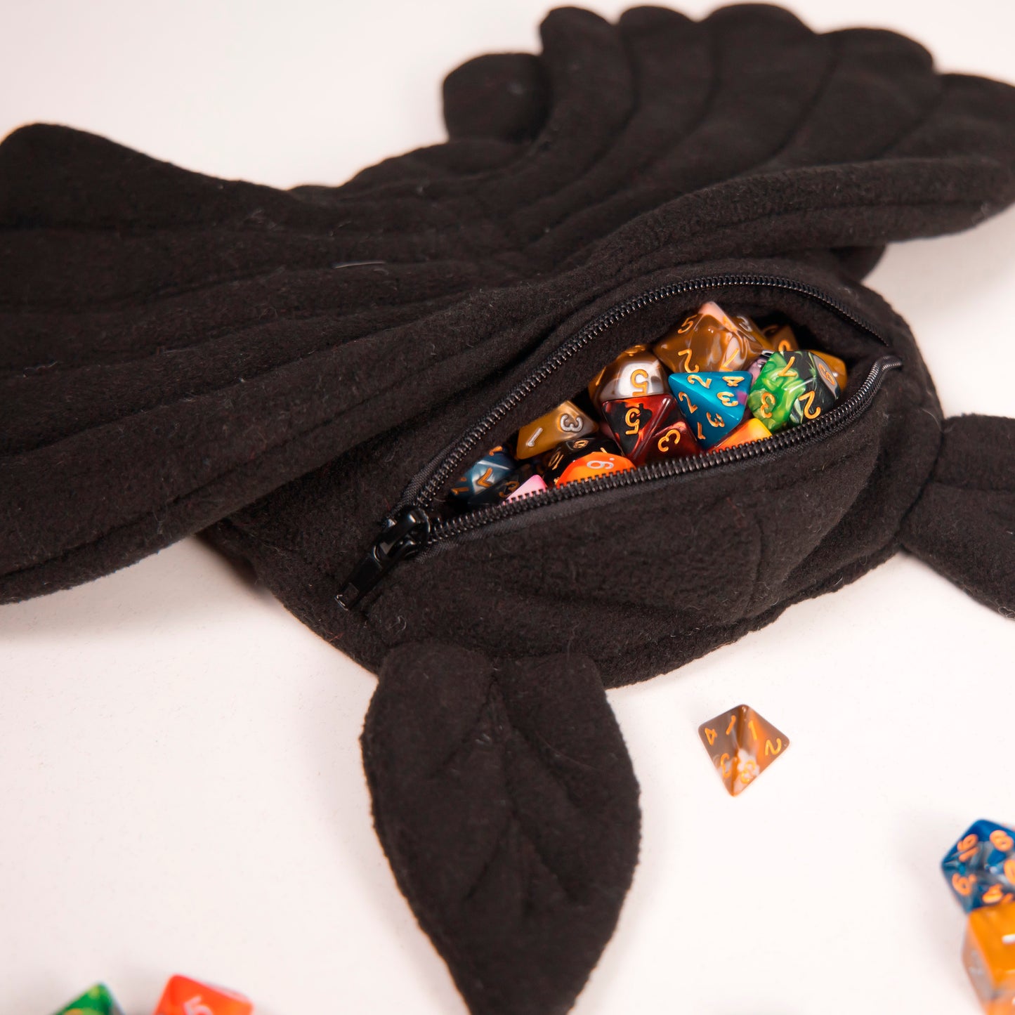 Gothic Mothman Plush dice bag, D&D dice bag, Game bag