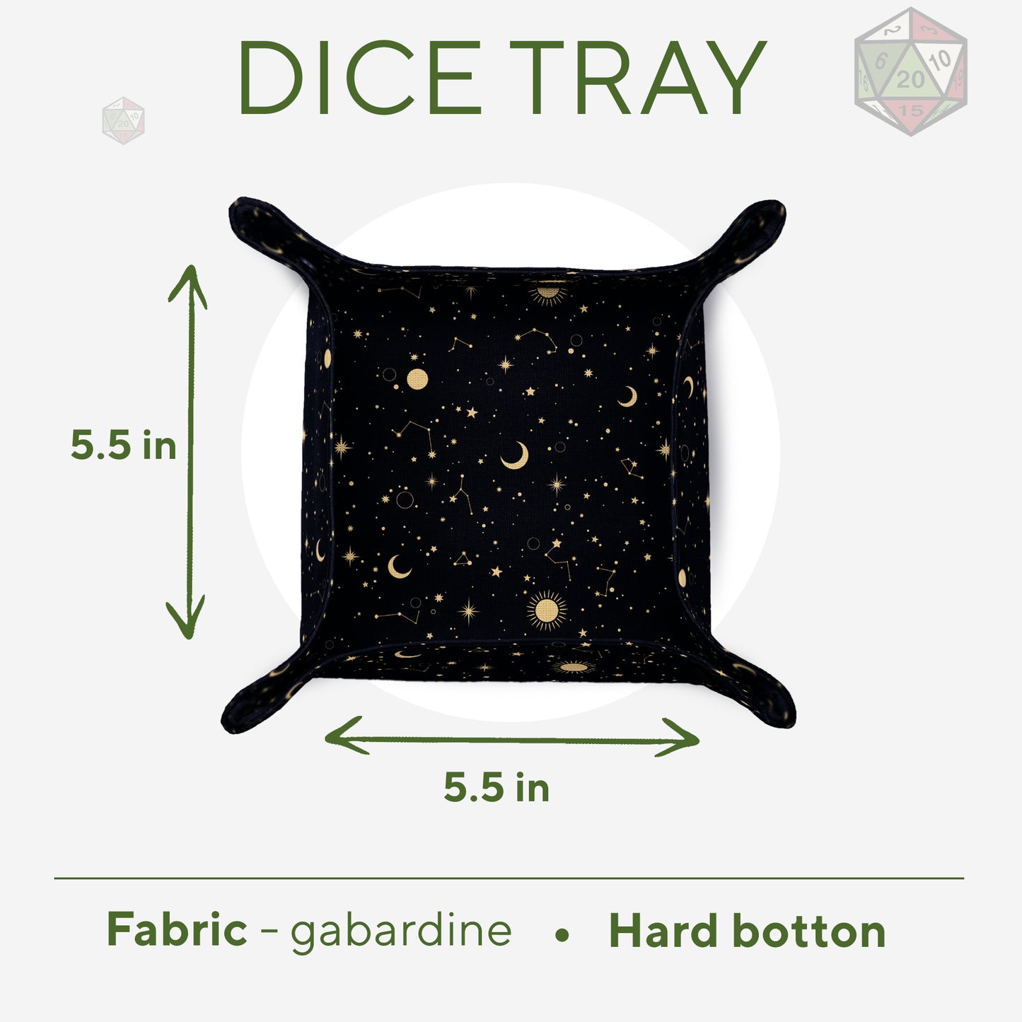 Galaxy dice tray | DnD presents | Game Fancy