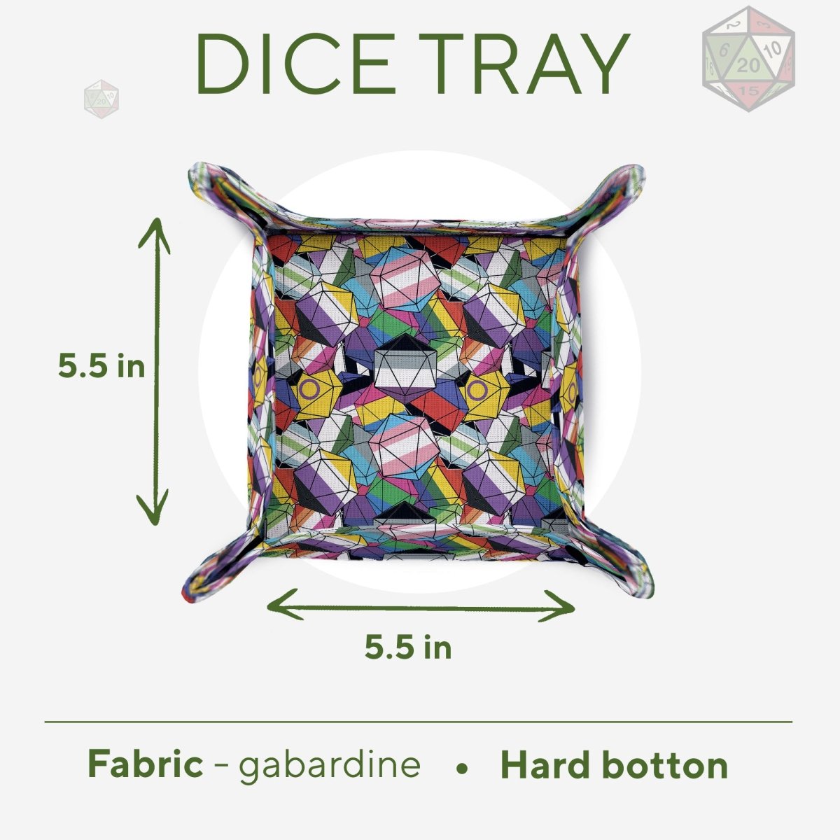 D20 dice tray - Game Fancy