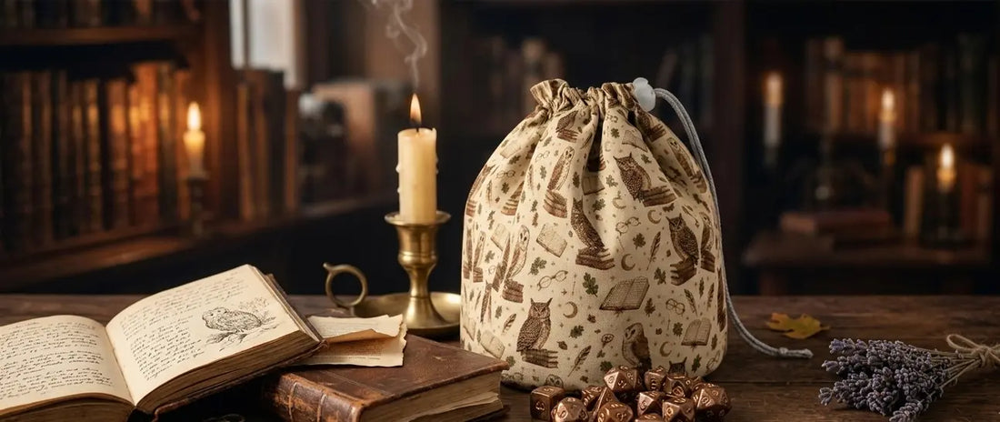 Dark Academia Dice Bags for Your Character Aesthetic