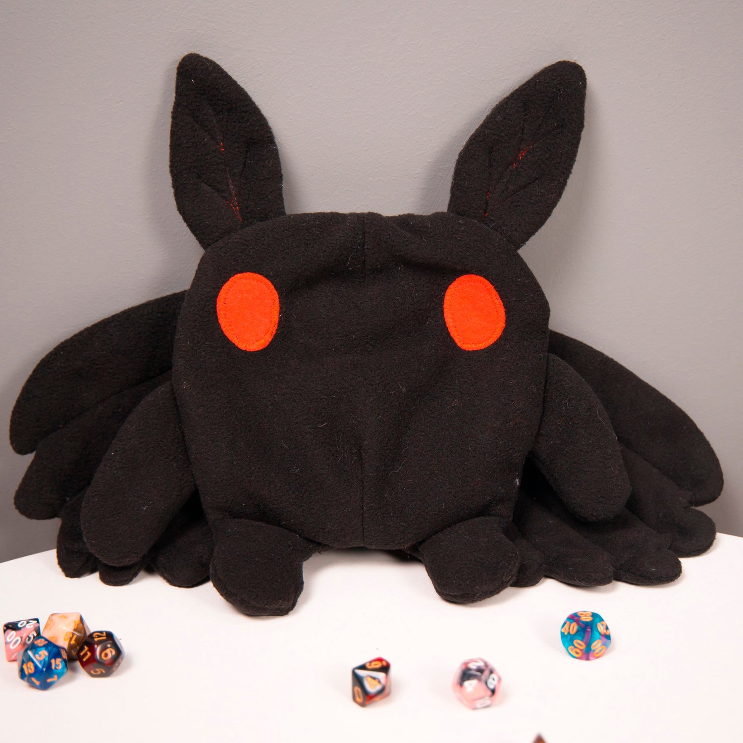 Plush dice bag