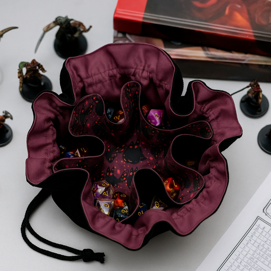 Compartment Dice Bag, Mothman Dice bag of holding