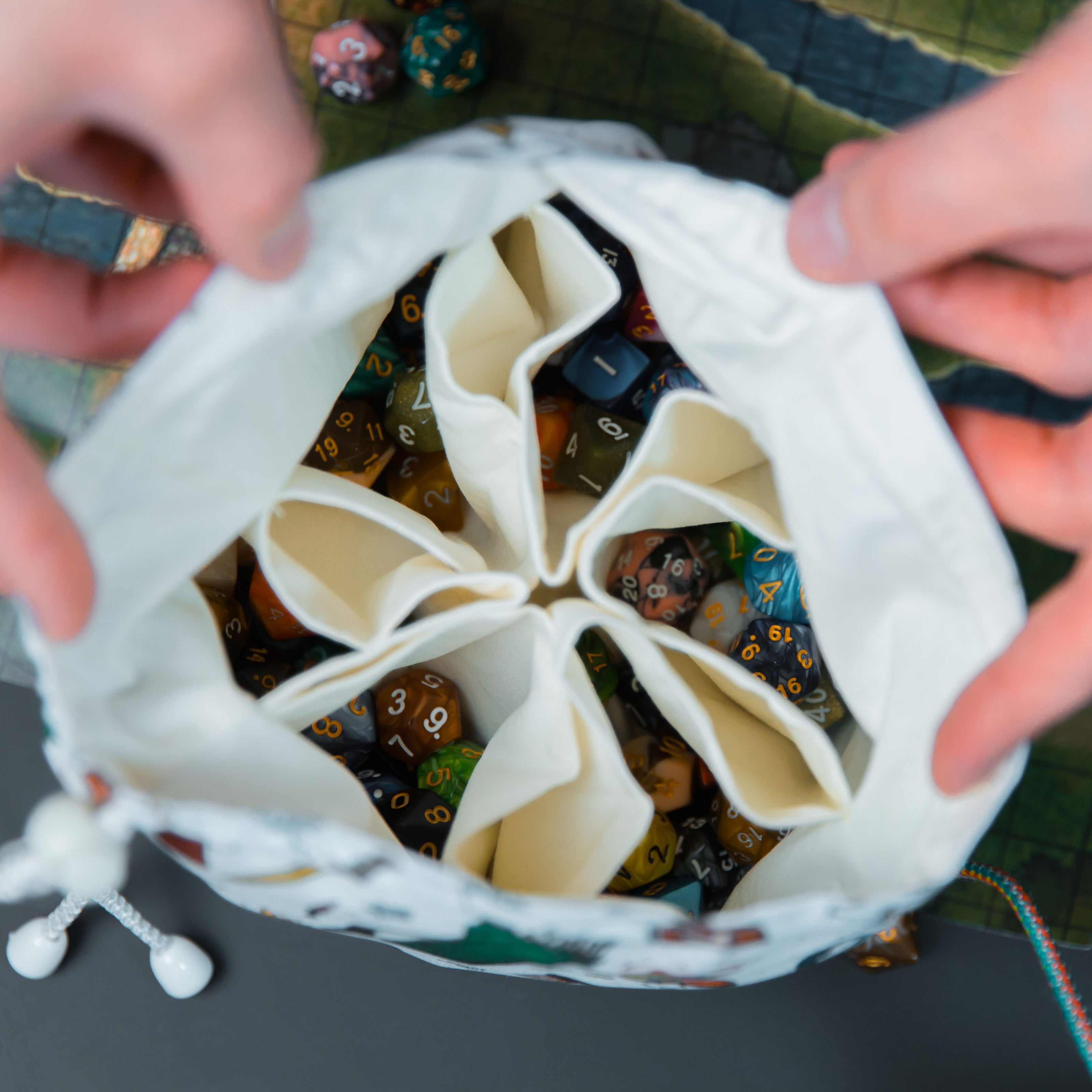 Big bag of dice | D&D gifts | Game Fancy