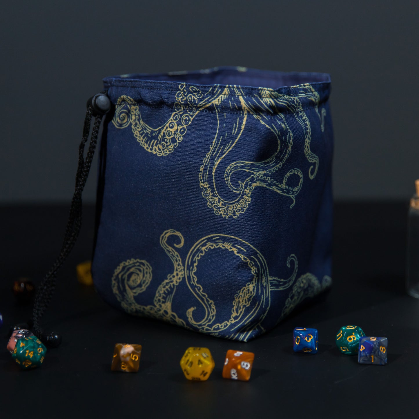 Dice bag cthulhu, Dnd dice bag pockets, Game bag