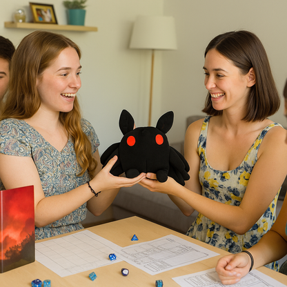 Mothman Gift, Game bag, DnD bag for him, Moth man Plush