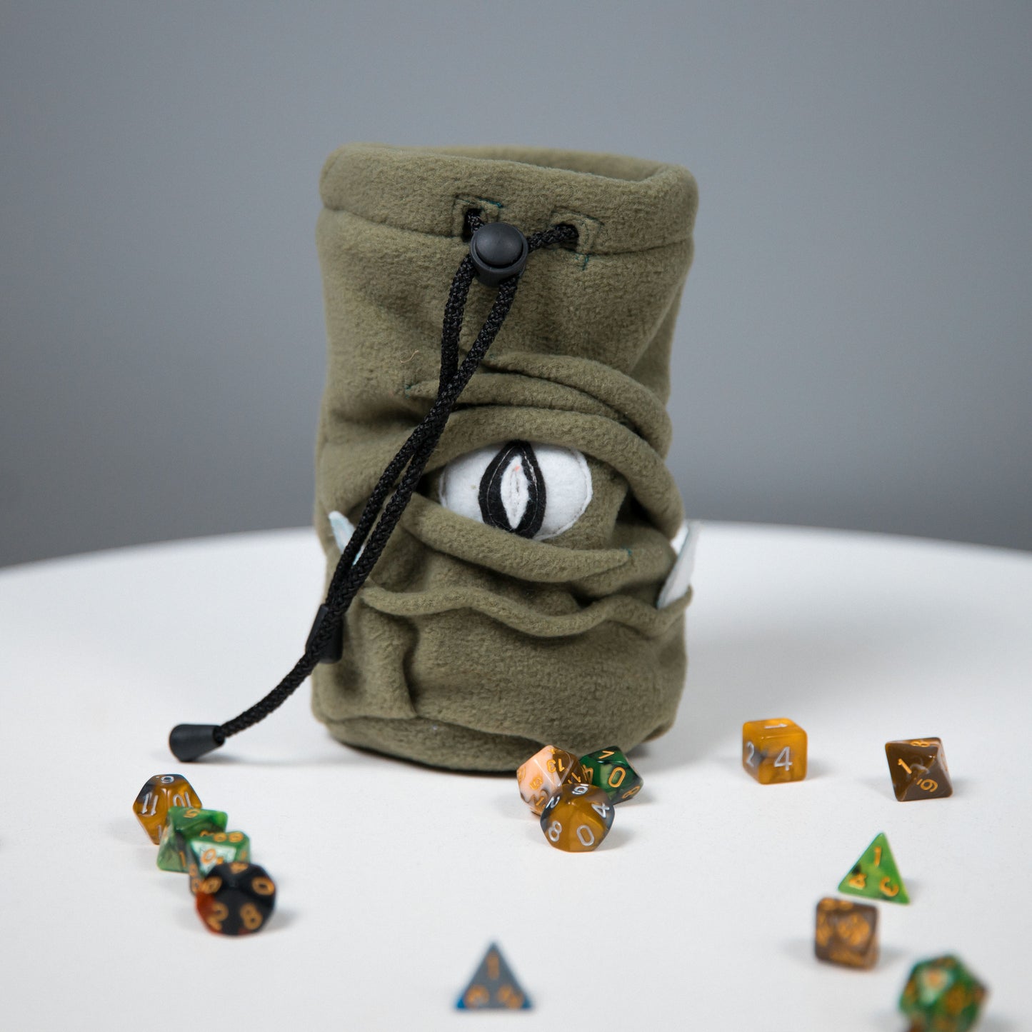 Monster dice bag, Nerdy gifts, Dnd dice bag, Plush dice bag,