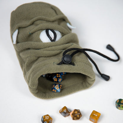 Monster dice bag, Nerdy gifts, Dnd dice bag, Plush dice bag,