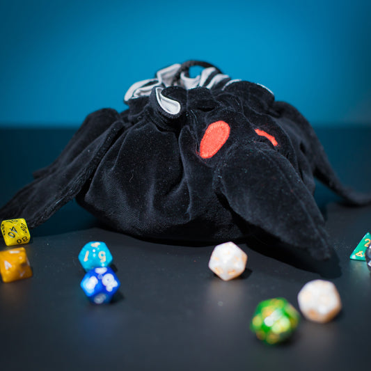 Raven dice bag | Unique dnd gifts | Game Fancy, high quality durable dice bag for tabletop RPG gaming