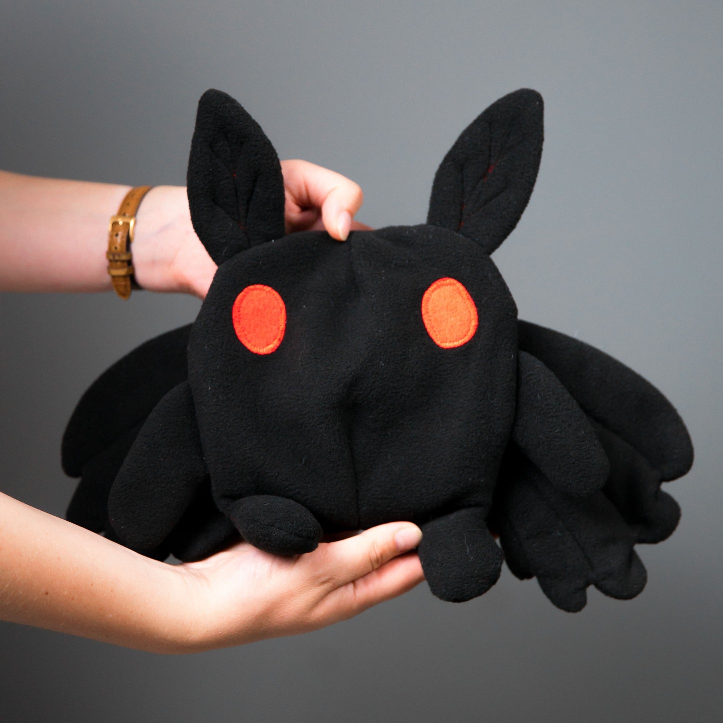 Dice bag Mothman, Plush dice bag, D&D dice bag, Game bag