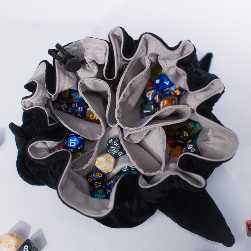 Raven dice bag, Unique dnd gifts for partner