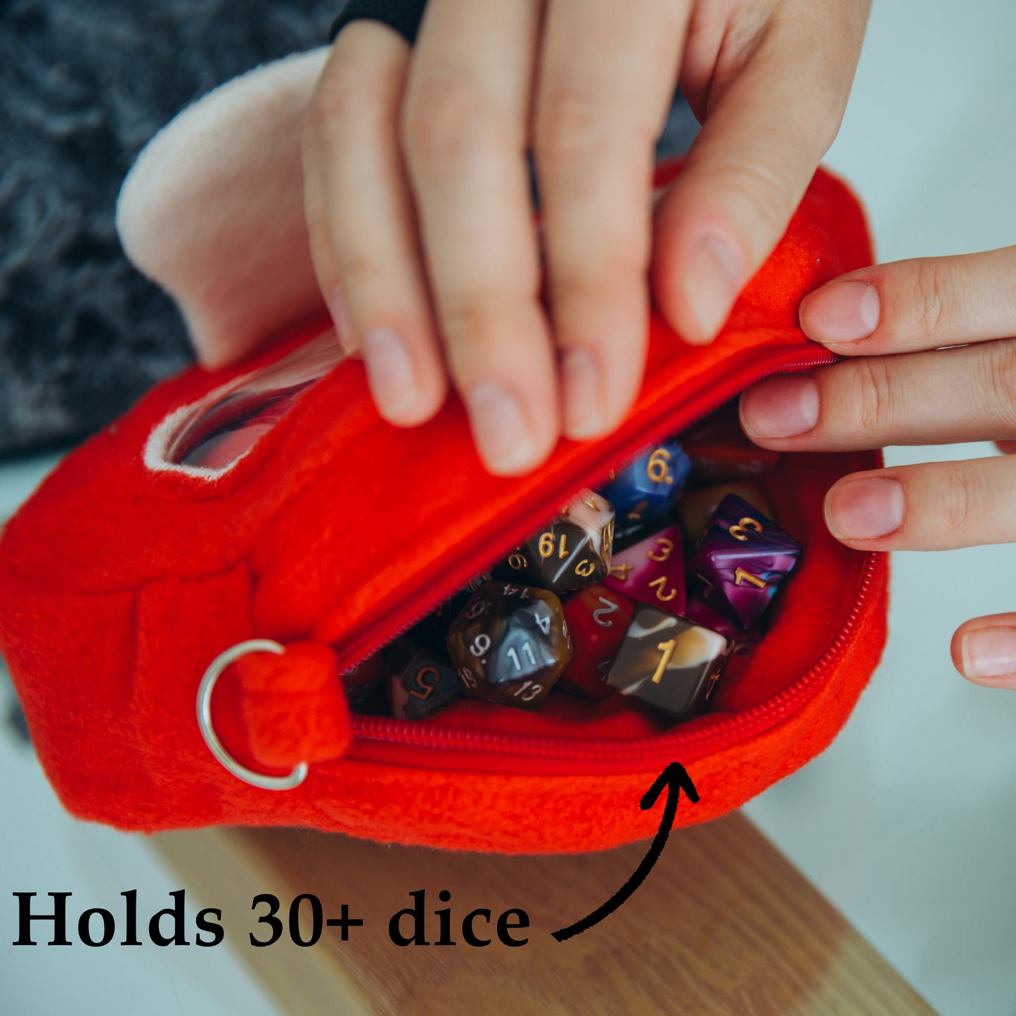 Mushroom dice bag dnd, Small dice bag for her