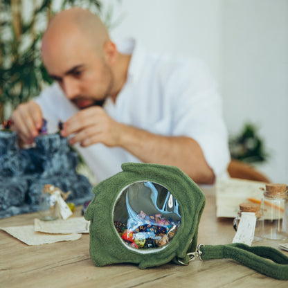 Leaf dice bag dnd, Game bag, DnD gifts for him, Ita dice bag