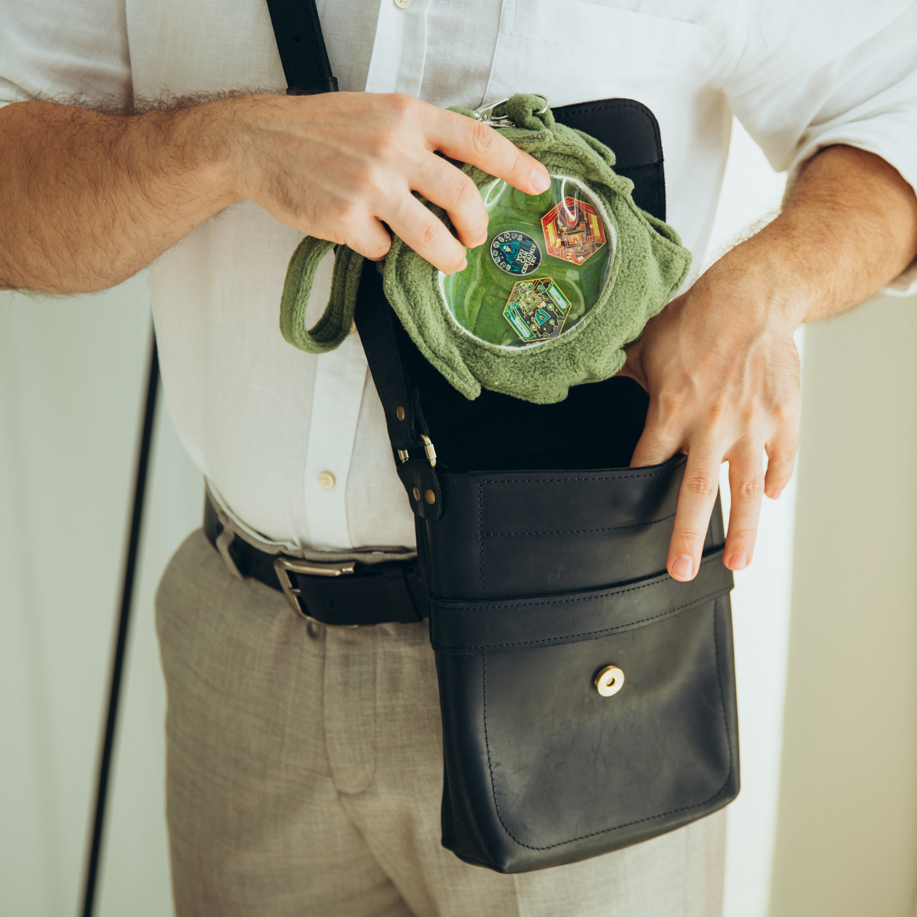 Leaf dice bag dnd | DnD gift ideas | Game Fancy