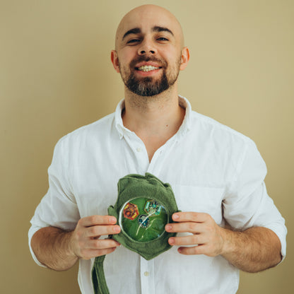 Leaf dice bag dnd, Game bag, DnD gifts for him, Ita dice bag