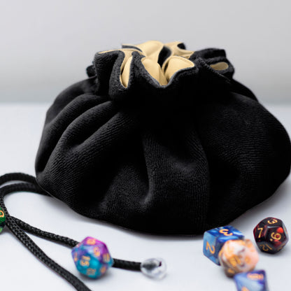 Deep space dice bag, Nerdy gifts, D&D dice bag pockets