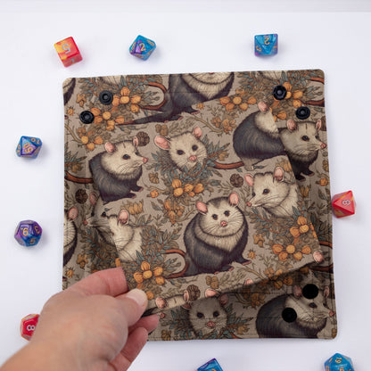 Possum dice tray, Dnd accessories, DnD dice rolling tray