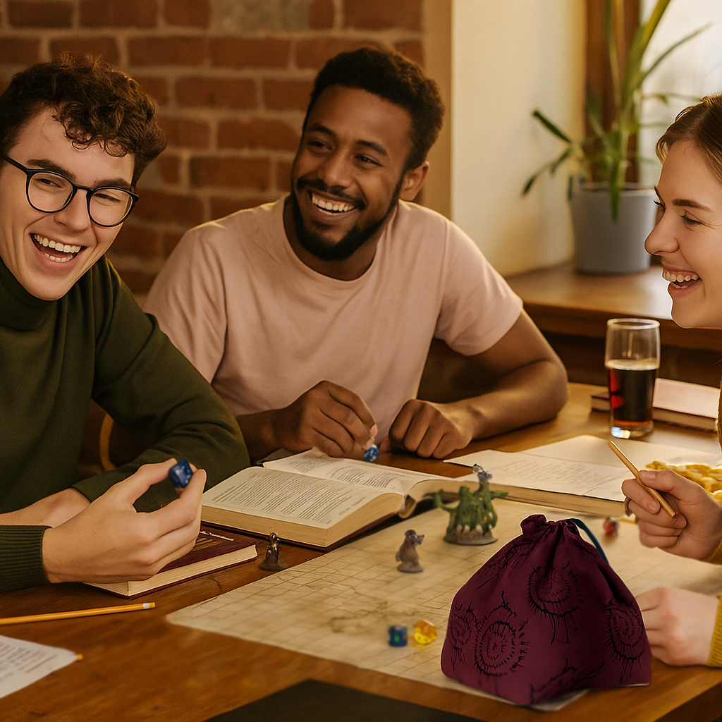 Dice bag for D&D | Gamer gift  | Game Fancy
