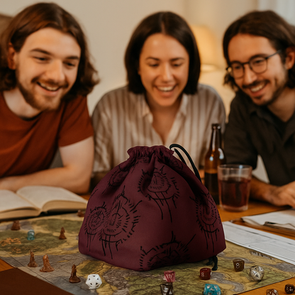 DnD Dice Bag, Ttrpg Dice Bag, Gamer Gift