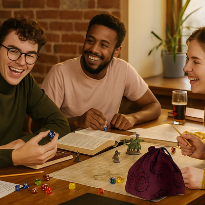 DnD Dice Bag, Ttrpg Dice Bag, Gamer Gift