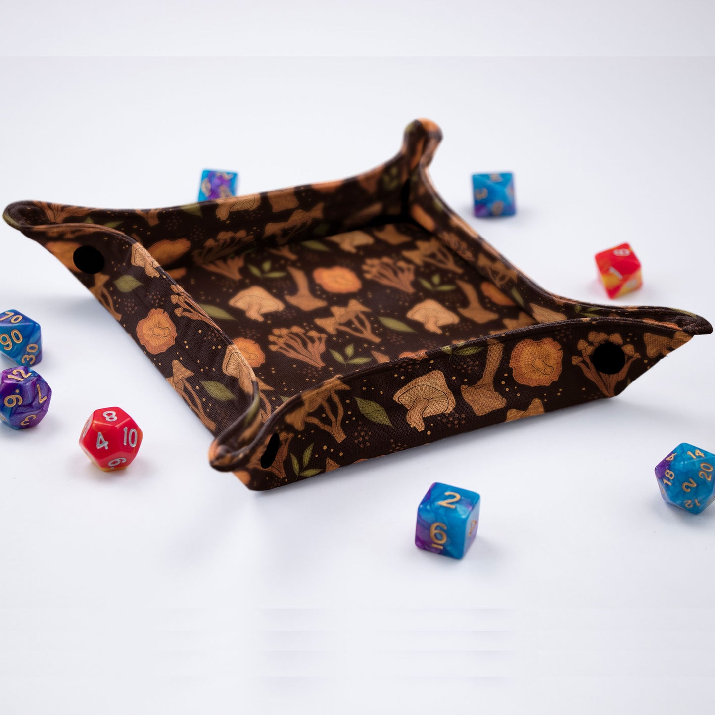 Dice tray mushroom, Dnd dice rolling tray, D&D gifts