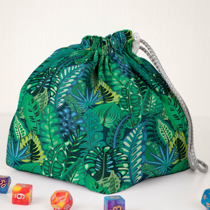 Dnd Dice Bag Druid, Dice Storage, RPG gift, DnD accessory