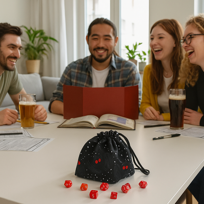 Monster Dice Bag, DnD Gifts, Large Dice Bag Pockets