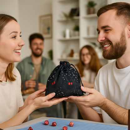 Monster Dice Bag, DnD Gifts, Large Dice Bag Pockets