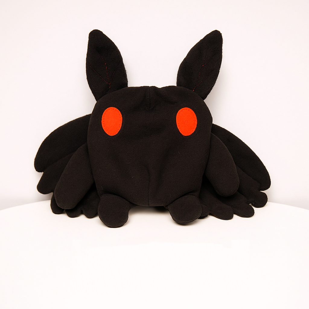 Mothman Gift, Game bag, DnD bag for him, Moth man Plush