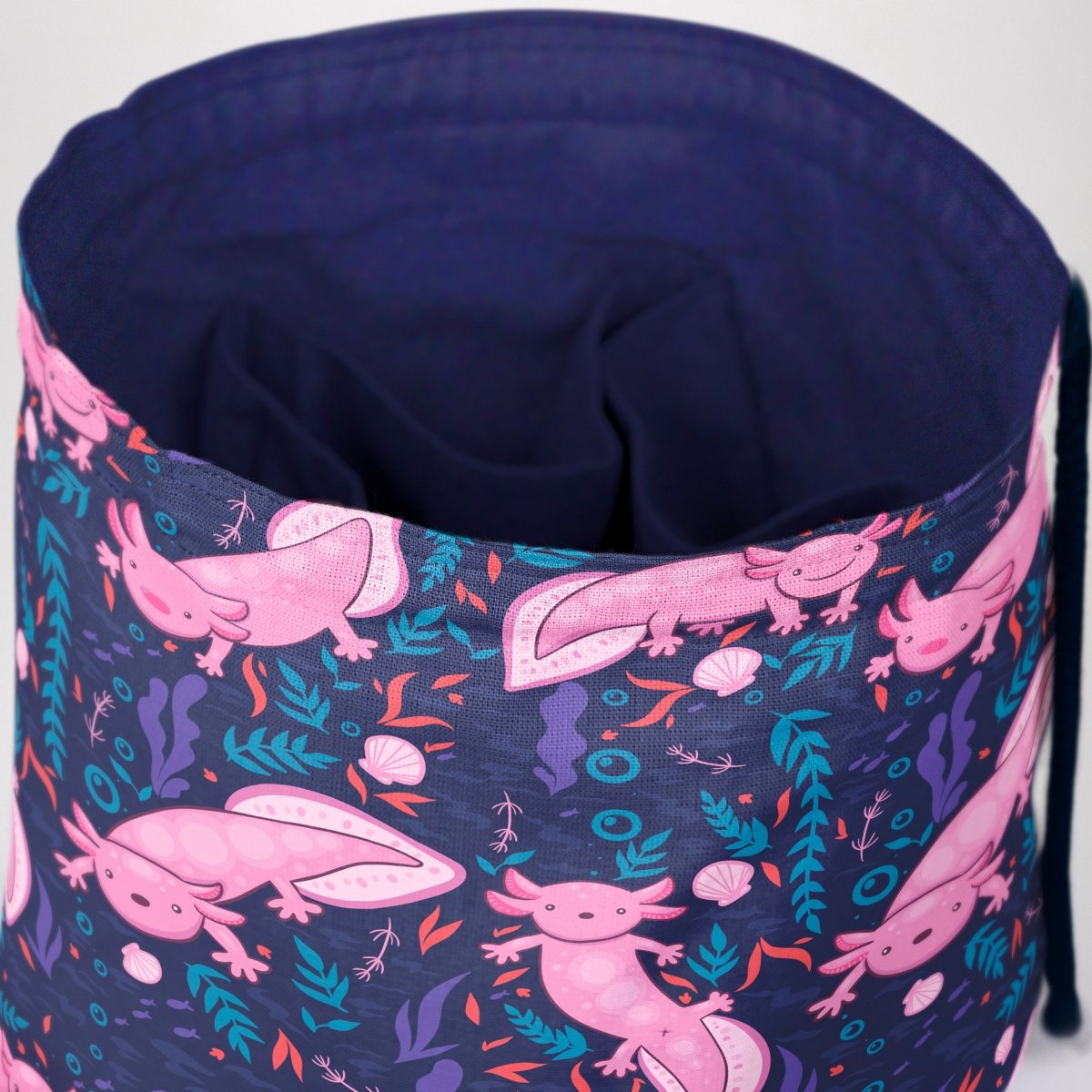 Axolotl dice bag and tray set - Game Fancy