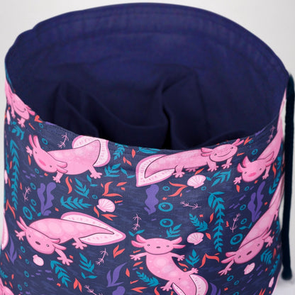 Axolotl dice bag and tray set - Game Fancy