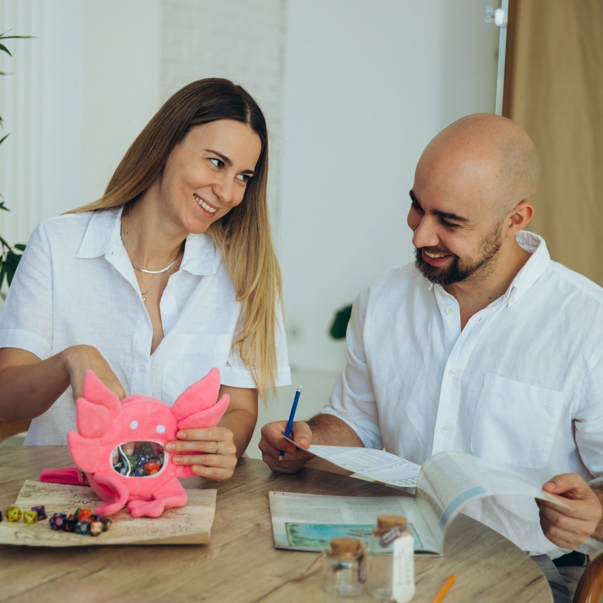 Axolotl ita dice display bag - Game Fancy