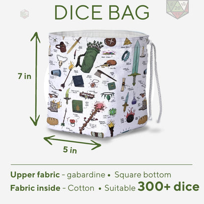 Bag of holding dice bag - Game Fancy