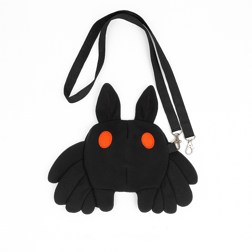 Mothman Gift, Game bag, DnD bag for him, Moth man Plush