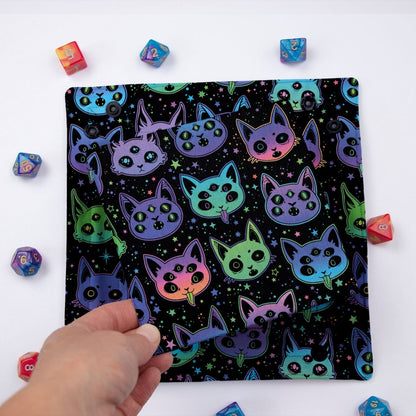 Cat dice rolling tray - Game Fancy