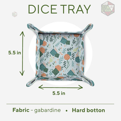 Collapsible D20 dice tray - Game Fancy