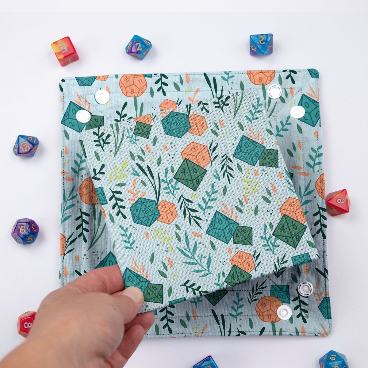 Collapsible D20 dice tray - Game Fancy