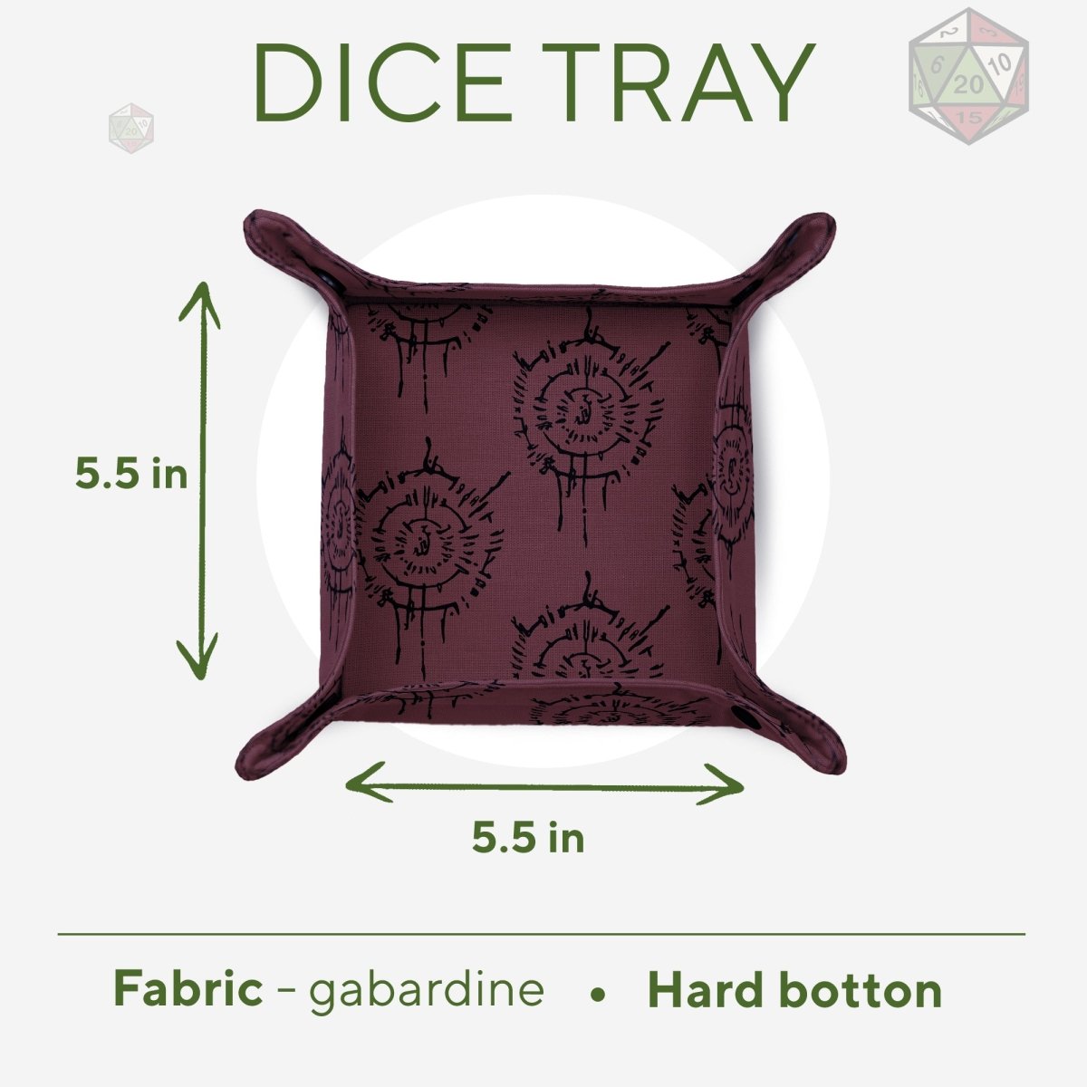 Compact dice tray - Game Fancy