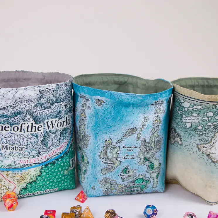Custom Printed Dice Bag for dnd group
