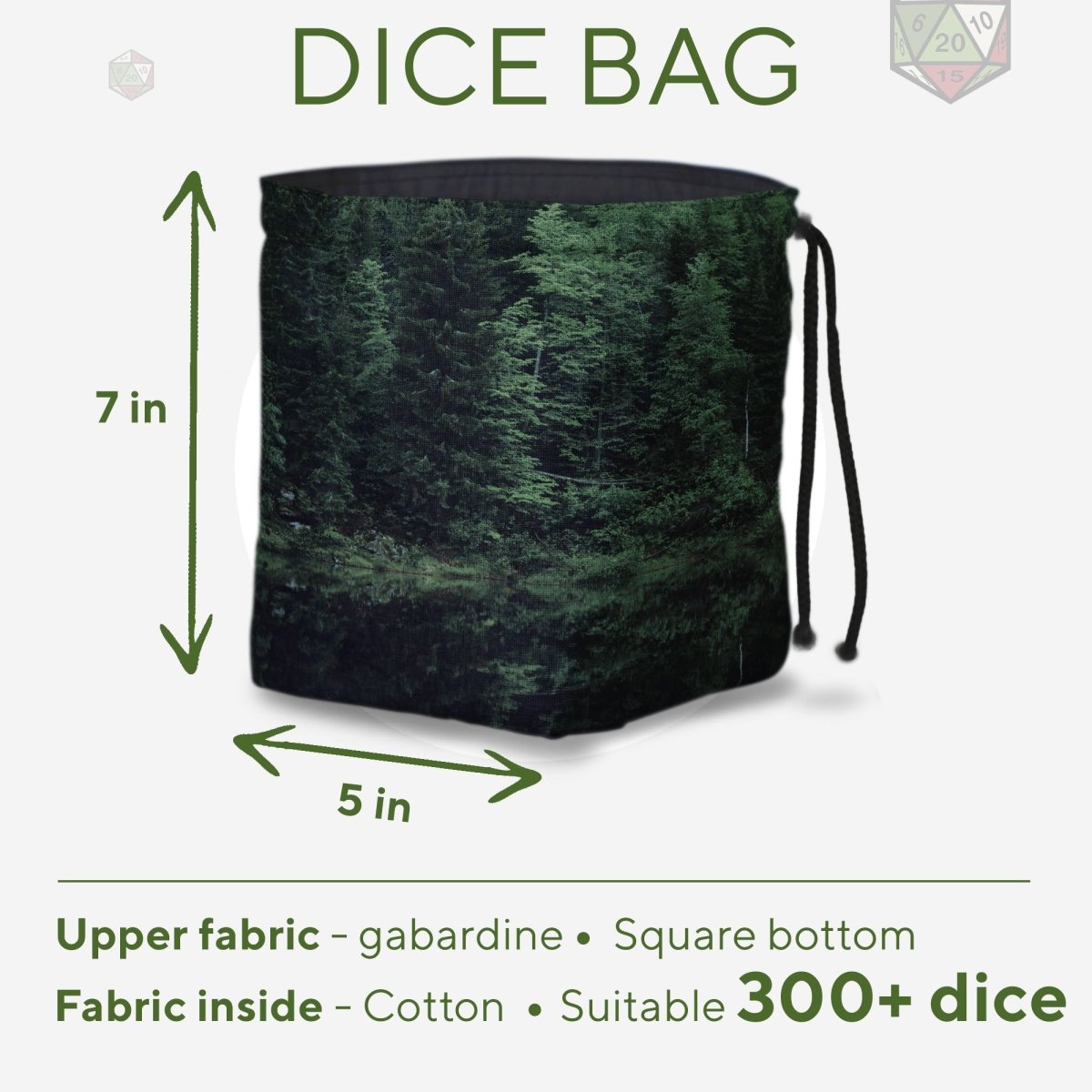 Druid dice bag - Game Fancy