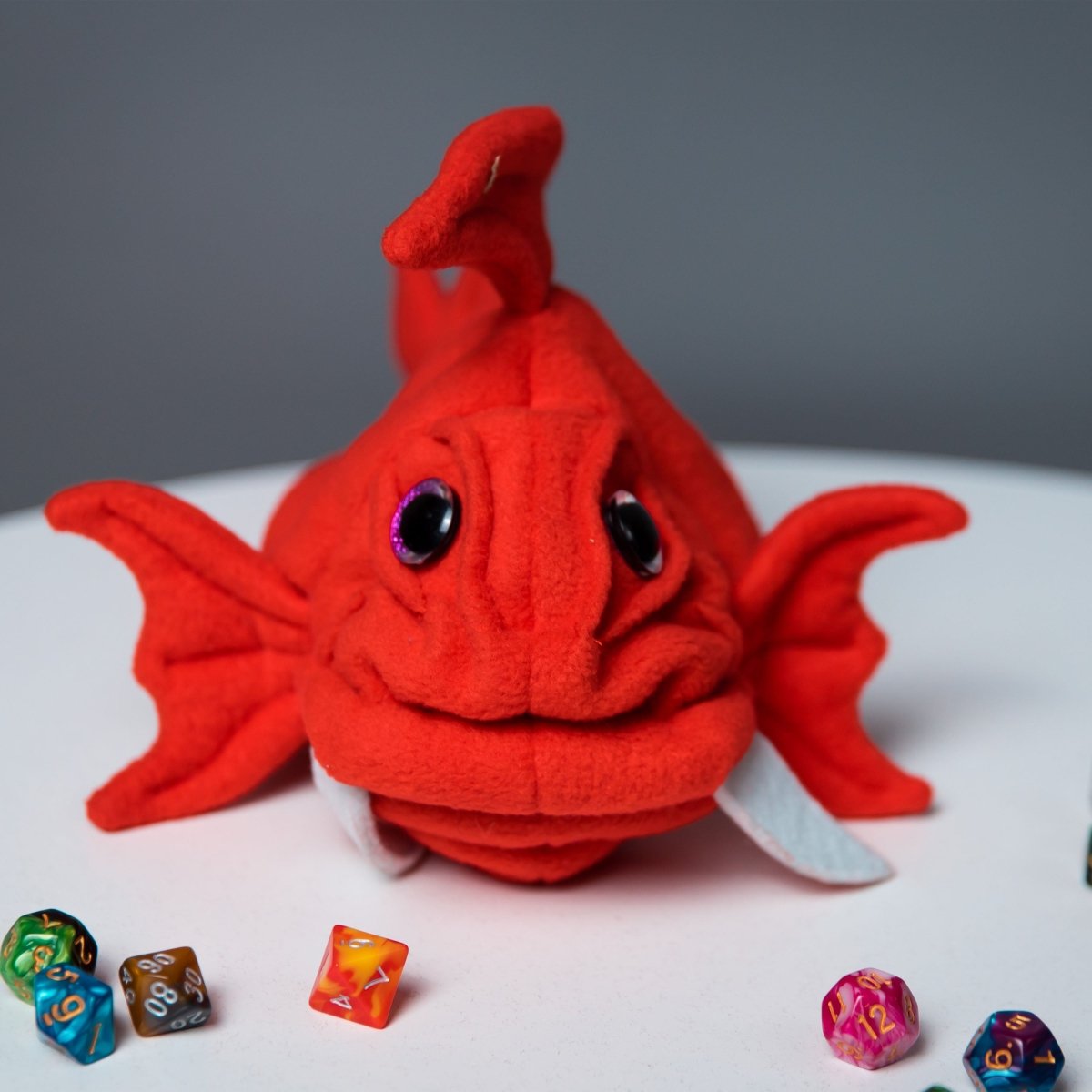 Fish plush dice bag - Game Fancy