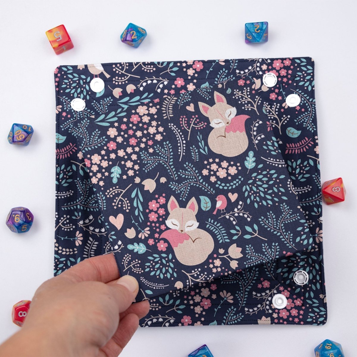Fox dice bag and tray set - Game Fancy