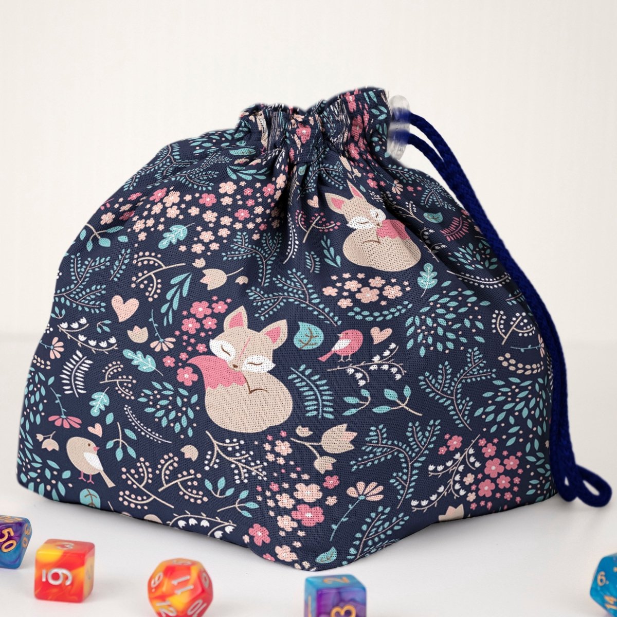 Fox dice bag and tray set - Game Fancy
