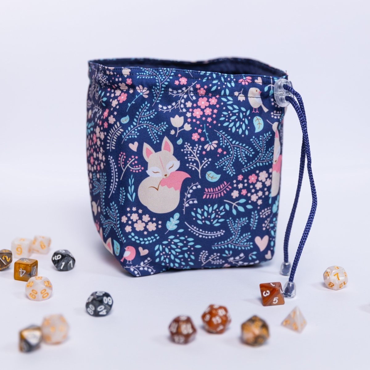 Fox dice bag with pockets - Game Fancy