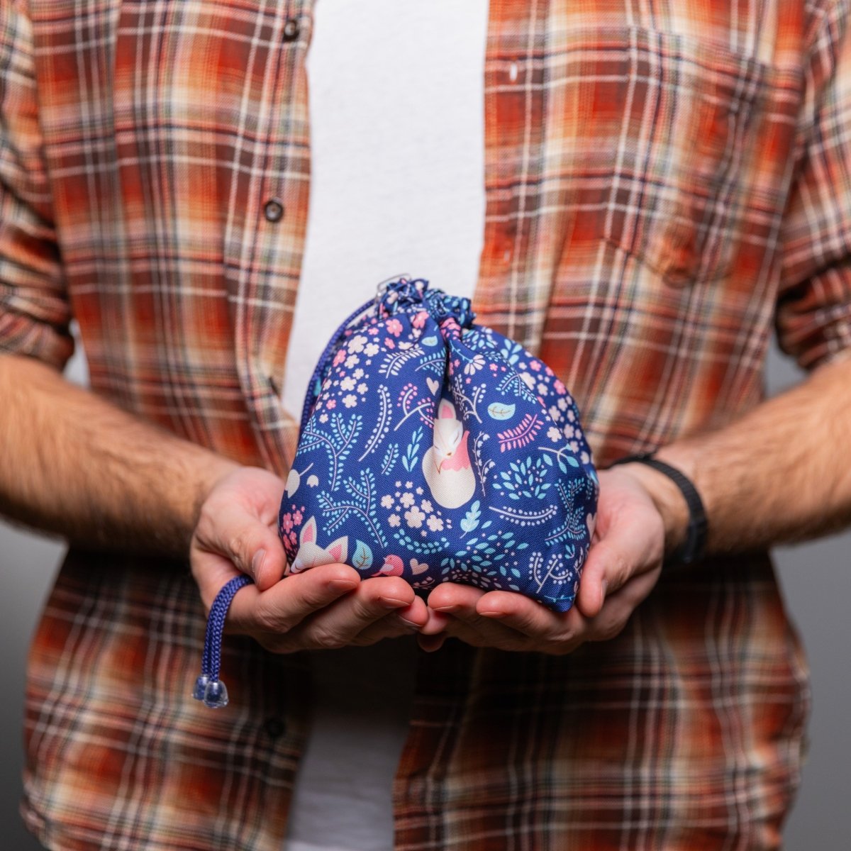 Fox dice bag with pockets - Game Fancy