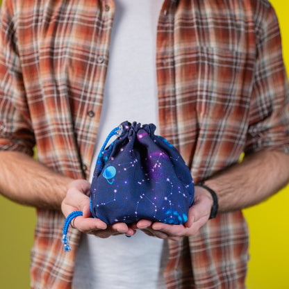 Galaxy dice storage pouch - Game Fancy