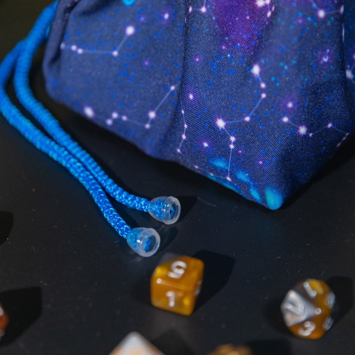 Galaxy dice storage pouch - Game Fancy