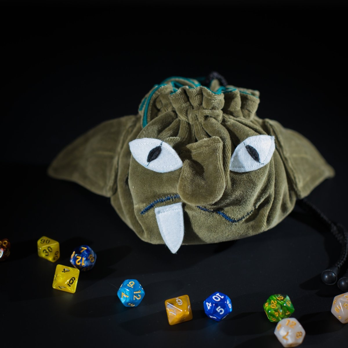 Goblin dice storage bag - Game Fancy